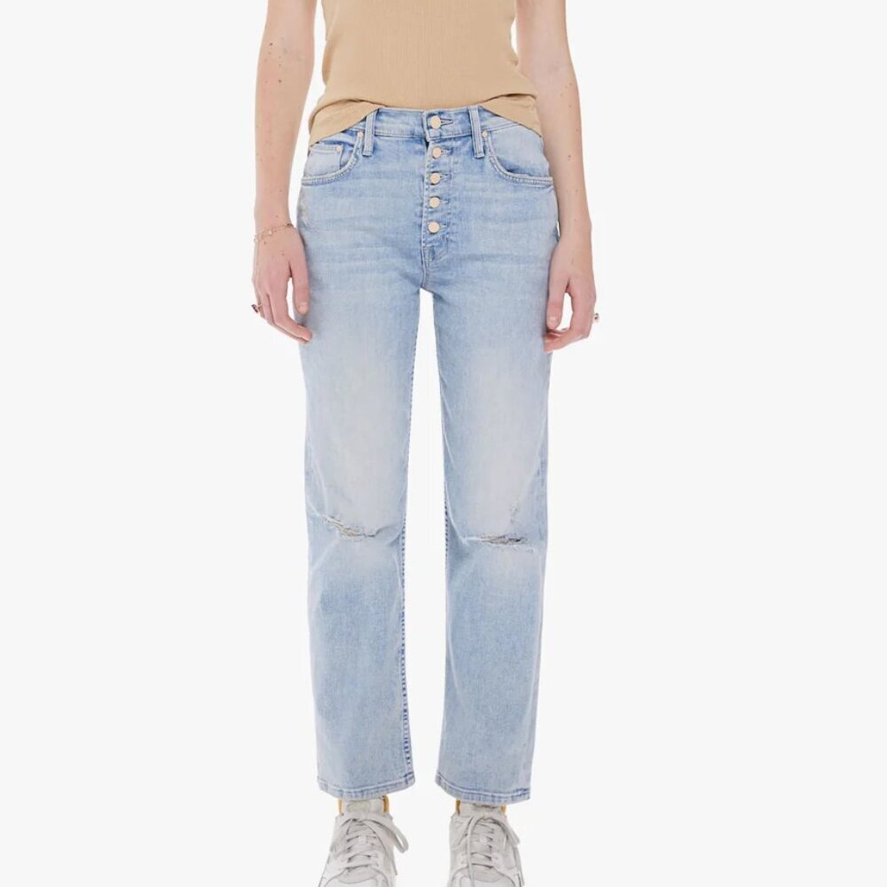 Mother The Pixie Tomcat Ankle Jeans in Nature of‎ the Game Size 26